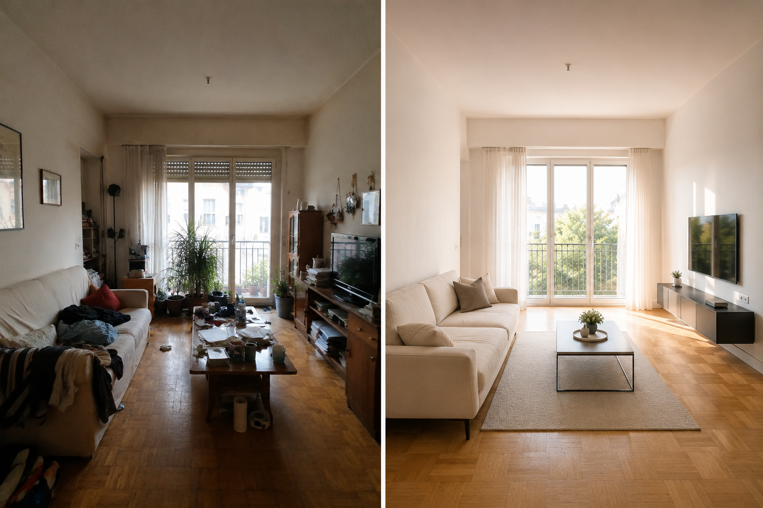 Esempio Ritocco e Decluttering